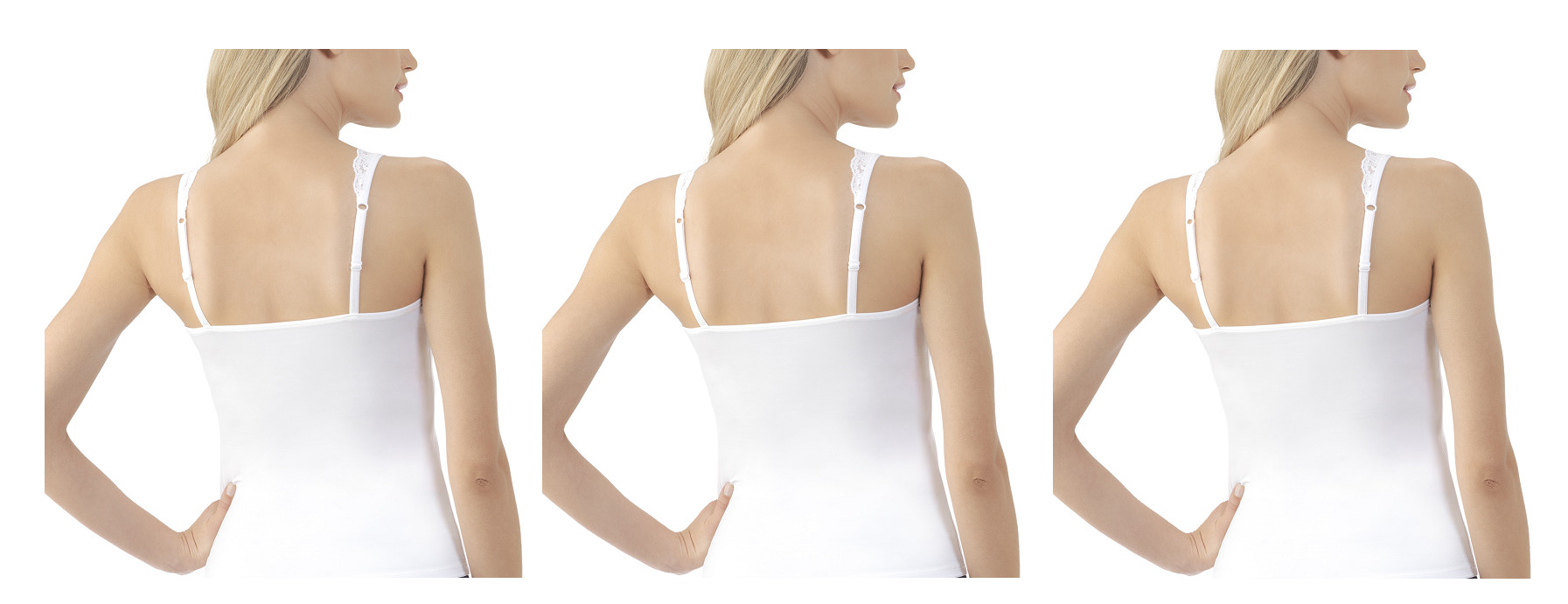 Vassarette Light Smoothing Microfiber Cami 3-Pack, Style 17072, White,  Medium 