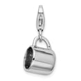 thumbnail image 3 of White Sterling Silver Charm Pendant Themed 32 mm 11, 3 of 3