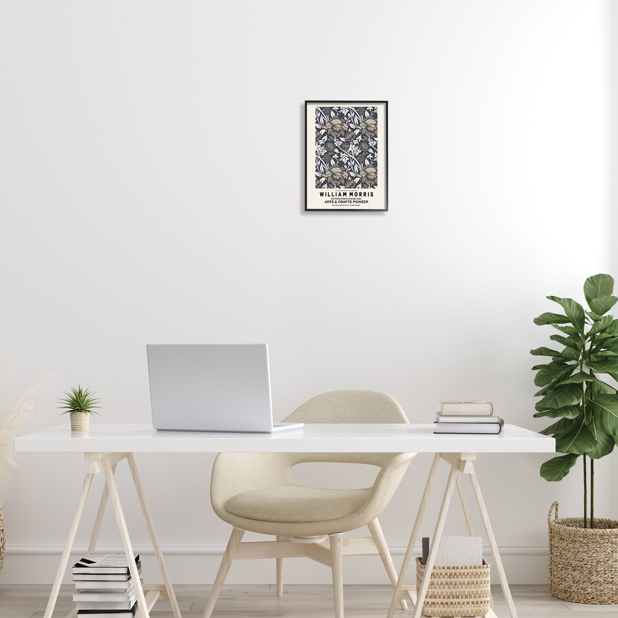 Stupell Industries Neutral Tones Detailed Brown Botanicals Flowers Design Framed Wall Art, 11 x 14, Design by Ros Ruseva