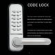 thumbnail image 4 of Cerradura de puerta de botón digital mecánico Cerradura de combinación de teclado sin llave, 4 of 7