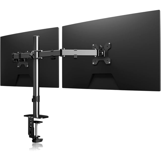 Support de Bureau pour Moniteur LED LCD Simple, Robuste, Entièrement Ajustable, pour / un Écran jusqu'à (MD)
