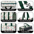 thumbnail image 3 of Teacher Tote Bag,Pioneer Flower Floral Print Pattern Teacher Utility Tote Bag,Large Work Tote Bags for Women with Multiple Pockets,Top Zipper Closure,13.8x10.6x6.7 Inch, 3 of 5