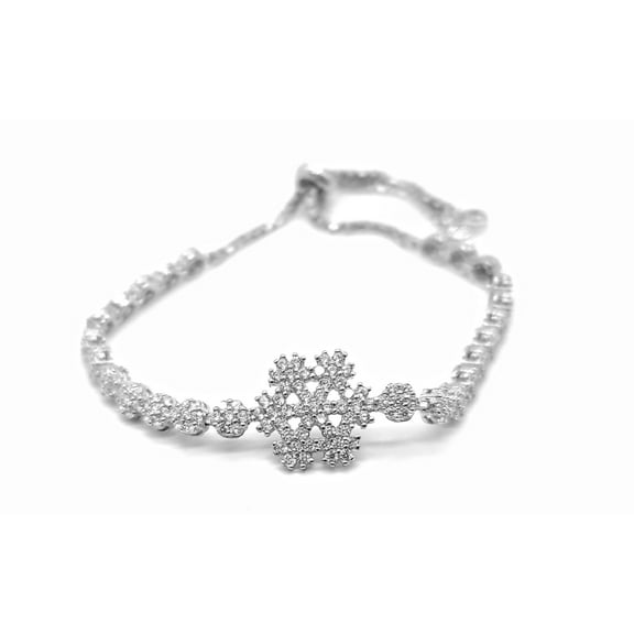 Snowflake Bolo Bracelet