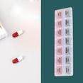 thumbnail image 3 of Caja de medicamentos Wdftyju Pastillero Semanal 2 filas 14 Rejillas Organizador de almacenamiento, 3 of 9