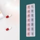 thumbnail image 3 of Caja de medicamentos para pastillas de 7 días, semanal, 2 filas, 14 rejillas, soporte para tableta, organizador de almacenamiento Likrtyny  Batería de cocina, 3 of 9