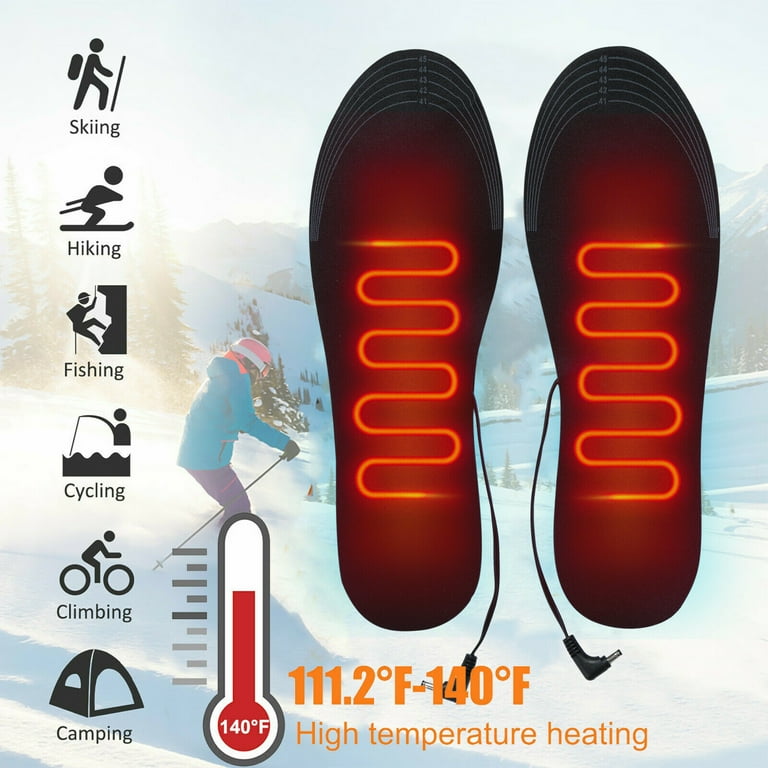 Heated insoles hotsell walmart
