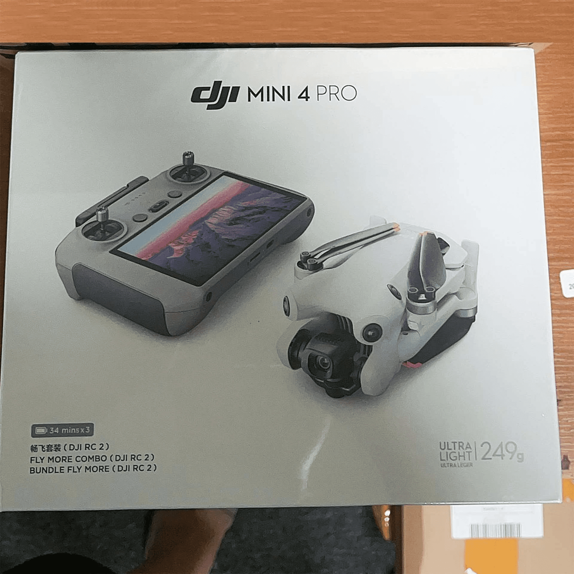 DJI Mini 4 Pro Fly More Combo Drone with RC 2 + 3 Batteries / NEW