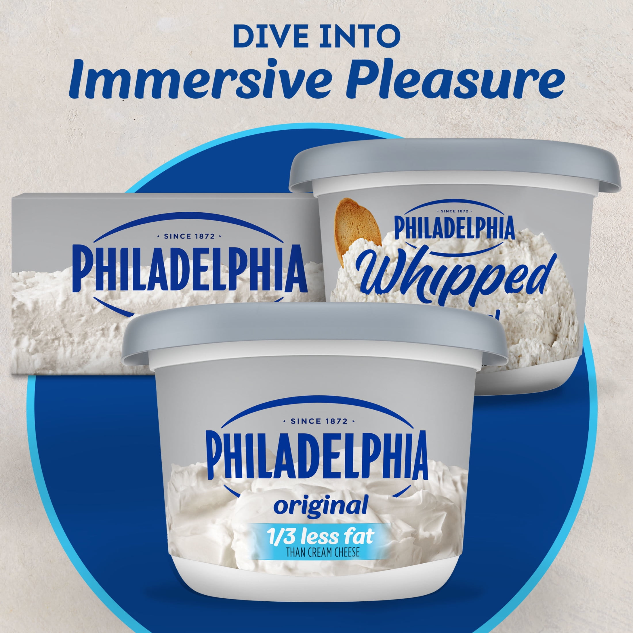 Philadelphia Reduced Fat Cream Cheese, 1 Tub, for Smooth, Spreadable Mornings, Original, No Artificial Preservatives, Flavors or Dyes, 12 oz