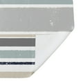 thumbnail image 6 of Creative Products Shades of Blue Stripes 71x74 Shower Curtain, 6 of 7