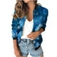 thumbnail image 2 of Sudadera informal de manga larga con capucha y chaquetas para mujer Sudadera holgada de manga larga con cremallera Chaqueta informal de béisbol de punto grueso Chaqueta de poliéster para mujer, 2 of 7