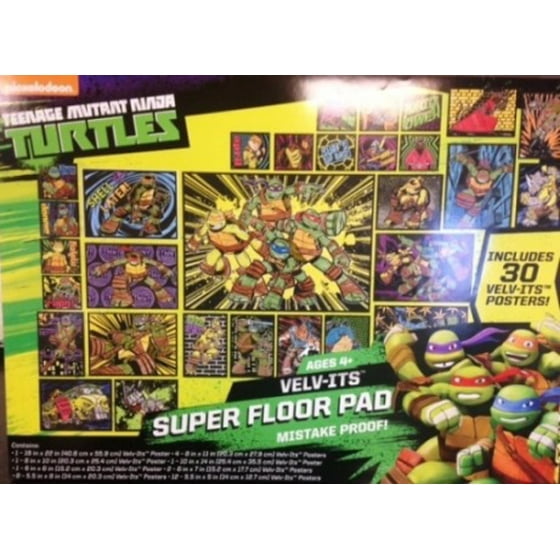 Teenage Mutant Ninja Turtles Velv-its Super Coloring Floor Pad by ... Teenage Mutant Ninja Turtles Velv-its Super Coloring Floor Pad by ...