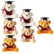 thumbnail image 1 of 6pcs Graduation Bear Plush Keychain, Small Stuffed Bear Pendant Backpack Charm, Lightweight Hanging Decor for Birthday, Valentine's Day, Christmas, 1 of 5