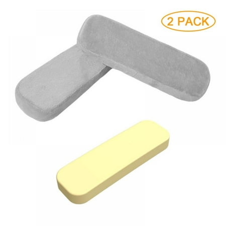 

Chair Arm Cushions Chair Armrest Pads Memory Elbow Pillow for Forearm Pressure Relief For Office Chairs Wheelchair Comfy Gaming Chair (2 Pcs/Set)