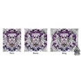 thumbnail image 4 of Whimsigoth Bedding Set, Comforter or Duvet, Japanese Oni Demon, White Goth Bed, 4 of 10