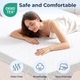 thumbnail image 5 of BDEUS 2 Inch Gel Memory Foam Mattress Topper, With Removable Soft Bamboo Cover,Cool Gel Infused Foam Bed Topper, Pressure Relief , Twin Size, 5 of 11