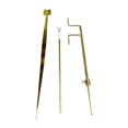 thumbnail image 4 of MERIGLARE 3 Pieces Cello Luthier Tools Cello Sound Post Tool for DIY Pianists Cellists straight, 4 of 9