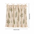 thumbnail image 2 of Farmhouse Oven Curtain with Ties & Ruffle Trim Rosemary Herb Cozy Stove Skirt for Cabinet Seasonal & Everyday Kitchen Decor, 2 of 4