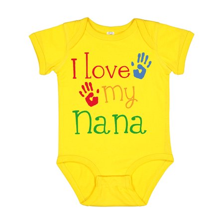 

Inktastic I Love My Nana Gift Baby Boy or Baby Girl Bodysuit