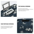 thumbnail image 4 of Nautical Vintage Pattern Luggage Cover Anti Scratch, Elastic Suitcase Protector Suitcase Covers for Luggage Fits 18-32 Inch Luggage, 4 of 5