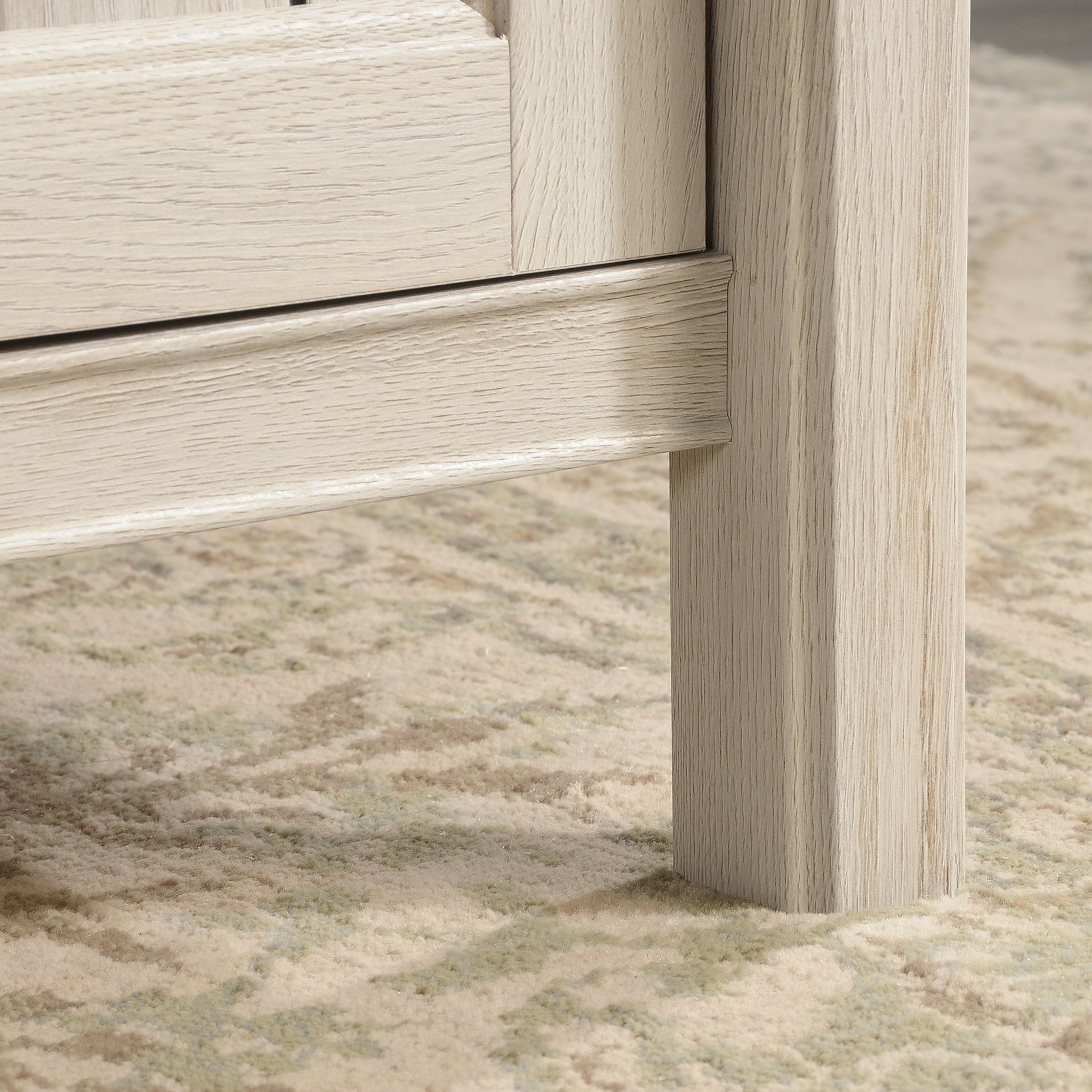 Sauder Costa Executive Desk, Chalked Chestnut Finish