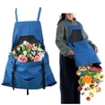 thumbnail image 4 of B Canvas Apron Waterproof Work Apron With Stain Resistant Fabric And Adjustable Neck Strap For Cooking Kitchen Gardening And Cleaning For Women Men, 4 of 7
