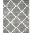thumbnail image 6 of SAFAVIEH Montreal Cebrail Geometric Diamonds Shag Area Rug, Grey/Ivory, 10' x 14', 6 of 6