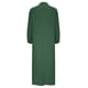 thumbnail image 4 of Puntoco Vestido Camisero Informal Suelto Con Cuello Redondo Y Manga Larga Con Botones De Color Liso Para Mujer, Vestido De Algodón Y Lino, Vestido Con Cuello Redondo, Verde Militar Xl, 4 of 5