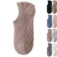 thumbnail image 3 of Fuzzy Socks Slipper Socks for Men Soft Cozy Plush Fluffy Socks with Grips Non Slip Winter Warm Sock (Coffee), 3 of 4