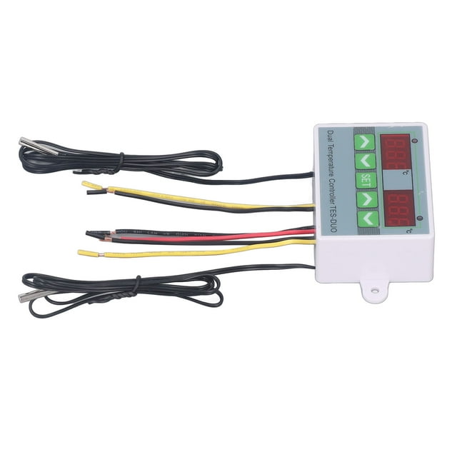 Controlador De Temperatura De 1500 W, Retardante De Llama AC110-230 V Controlador De Termostato Función De Calibración Impermeable Para Granja De Reptiles