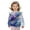 Blue Marble, variant on Skull Cherry Blossom Pink Print Toddler Girls Sweatshirt Crewneck Pullover Long Sleeve Tops Blouse Graphic Sweater T-Shirt Fall Winter Clothes Ruffle Shoulder, for 3-4T