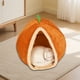 thumbnail image 4 of Pisexur Suministros para mascotas Camas para gatos Tiendas para gatos Camas para perros Cama cueva para gatos semicerrada con bolas de peluche Cama para gatos cubierta superros, gatos y animales, 4 of 6