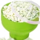 thumbnail image 3 of Tazón de palomitas de maíz plegable reutilizable de silicona fabricante de palomitas de maíz plegable de microondas con tapa - Green Verde perfecl Bol para hacer palomitas de maíz, 3 of 8