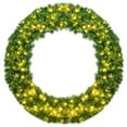 thumbnail image 1 of Costway 48'' Pre-lit Cordless Artificial Christmas Wreath 714 Tips w/ 200 LED Light&Timer, 1 of 9