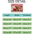 thumbnail image 3 of FREEAM Soft Rug Large Area Rugs, Corgi with Rabbit Comfortable Indoor Carpet, Baby Play Mat for Living Room Bedroom Nursery Home Decor Floor Mat 72x48inch, 3 of 6