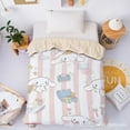 thumbnail image 4 of Sanrios Cartoon Anime Cinnamoroll Pompom Purin Pc Dog Student Dormitory Summer Double Bed Air Conditioning Quilt Kids Gift, 4 of 7