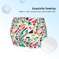 thumbnail image 2 of Pofeuu Colorful Spots Print Soft Cotton Girls Boyshort panties Toddler Underwear-X-Small, 2 of 5