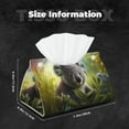 thumbnail image 5 of Salouo Daisy Koala Pattern Long Tissue Box Cover Rectangular–Plus Size Tissue Box Holder Modern LeatheLarge Tissue Holder for Bathroom Car & Office Decor, 5 of 7