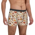 thumbnail image 5 of Men's Boxer Briefs, Thanksgiving with Food Soft Comfy Mens Underwear Boxer Briefs Breathable With Widen Waist, 5 of 7
