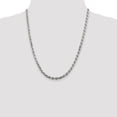 thumbnail image 2 of 925 Sterling Silver 4.75mm Rope Chain Necklace Pendant Charm, 2 of 9