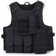 thumbnail image 4 of Chaleco táctico Molle para entrenamiento, airsoft, paintball, combate, Swat, asalto, ejército, tiro, caza, exteriores, 4 of 4