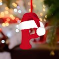 thumbnail image 5 of Harliver New Letter Ornaments for Christmas Tree, Christmas Letters Ornaments A to Z Ornament Letters Decorative, Wearing Christmas hats with letters, Hanging Alphabet for Christmas Tree Ornaments, 5 of 5
