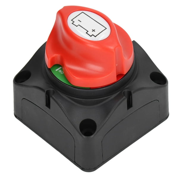 Interruptor de desconexión de batería de 12 a 36 V, 275 A, encendido y apagado, 2 posiciones, aislador de corte de energía para automóvil, vehículo, casa rodante, cuatriciclo, barco
