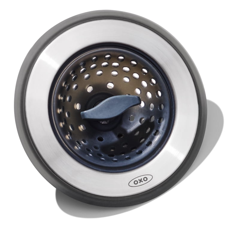 OXO Softworks 2-in-1 Stainless Steel Sink Strainer and Stopper photo 1