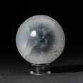thumbnail image 2 of Genuine Natural Cats Eye Selenite Sphere - Small (2.5'', 258.6 grams), 2 of 3
