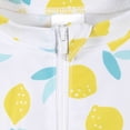 thumbnail image 4 of Gerber traje de baño niña UPF 50+ cierre frontal blanco limones 2 a 5 años, 4 of 5