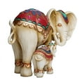thumbnail image 3 of The Hamilton Collection Trunks of Love Mother and Child Elephant Statue Decor Figurine Set with Swarovski Crystals 8.5"-inches, 3 of 7