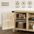 thumbnail image 6 of Vineego 58"Modern Farmhouse Barn Two-Door Tv Stand for TVs up to 65",Yellow, 6 of 8