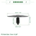 thumbnail image 4 of Retenedores de aislamiento de ofertas únicas para Cadillac Escalade 2009-2013 Plástico No.3977775 Negro 10 Pcs, 4 of 7