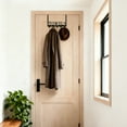thumbnail image 5 of Over The Door Hooks, Towel Hanger Rack for Bathroom, Over Door Towel Rack, Heavy-duty Towel Hooks, Over The Door Coat Rack, Door Hanger Hooks Suit for Bathroom, Bedroom, Kitchen, 5 of 5