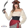 thumbnail image 7 of PMU Caribbean Pirate Hat w/ Dreads Party Accessory Pkg/1, 7 of 7